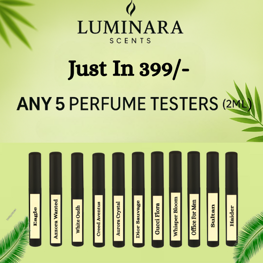 Perfume Tester 2ML Each ( Any Five )